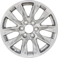  20x9 Factory Replacement New Alloy Wheel for 2019-2024 GMC Sierra 1500 with 10 Spoke Polished