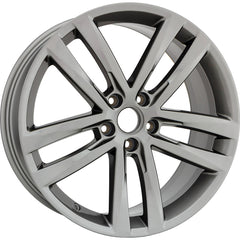 19x8 Factory Replacement New Alloy Wheel for 2016-2019 Volkswagen Passat with 10 Spoke Painted Silver