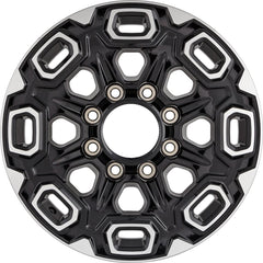 20x8.5 Factory Replacement New Alloy Wheel for 2020-2025 Chevrolet Silverado 2500 with 16 Slot Machined Face Painted Black