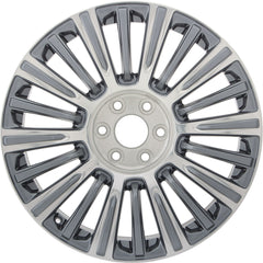 22x9 Factory Replacement New Alloy Wheel for 2021-2022 Cadillac Escalade with 20 Spoke Painted Charcoal/Polished