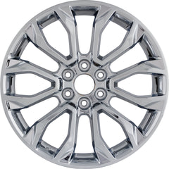 22x9 Factory Replacement New Alloy Wheel for 2022-2024 Chevrolet Silverado/Tahoe 1500 with 12 Spoke Chrome