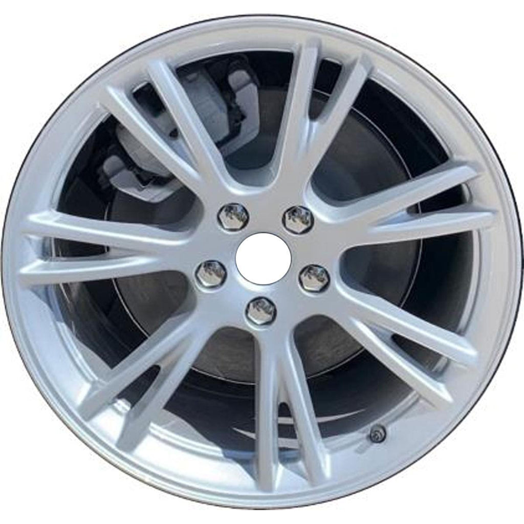 19x9.5 Factory Replacement Alloy Wheel for 2017-2021 Tesla Model 3 and 2020-2023 Model Y with 7 Double Spoke Painted Silver