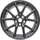 18x8 Alloy Wheel - RTX RS01 083121 Gloss Black , with 5x114.3 Bolt Pattern , 38.0 Offset , 67.1 HubBore For Subaru Crosstrek 2024
