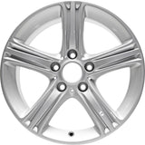 18x8 Alloy Wheel - RTX RS01 083121 Gloss Black , with 5x114.3 Bolt Pattern , 38.0 Offset , 67.1 HubBore For Subaru Crosstrek 2024