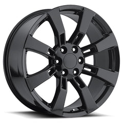 22x9 Aluminum Wheel with 6x5.5 Bolt Pattern - Gloss Black