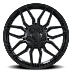 19x8.5 Aluminum Wheel with 5x120 Bolt Pattern - Gloss Black