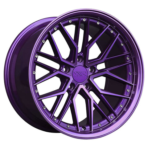 XXR 571 18x8.5 5x112 +35et 73.1 Diamond Cut Purple Wheel