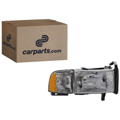 DODGE FULL SIZE PICKUP 94-02 HEAD LAMP RH, Assembly, Halogen, w/ Corner Light, Old Body Style, (99-02 w/o Sport Package)