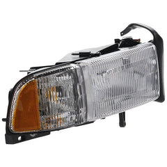 DODGE FULL SIZE PICKUP 94-02 HEAD LAMP RH, Assembly, Halogen, w/ Corner Light, Old Body Style, (99-02 w/o Sport Package)