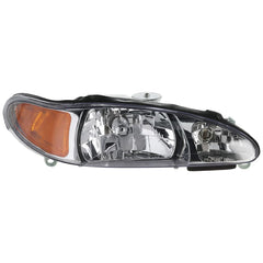 ESCORT 97-02 HEAD LAMP RH, Assembly, Halogen, w/ Side Marker Lamp, Sedan/Wagon