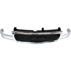 SIERRA 1500/2500 99-02 / YUKON 00-06 GRILLE, Chrome Shell/Painted Black Insert, (Exc. C3/Denali Models)