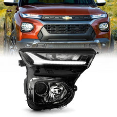 Chevrolet Traiblazer 2021 - 2023  Spyder HD-JH-CTB21-H-OE-R - Passenger Side Black Factory Style Projector Headlight with LED DRL