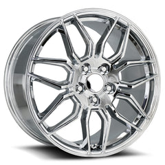 19x10 Aluminum Wheel with 5x4.75 Bolt Pattern - Chrome