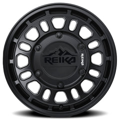17x8 Aluminum Wheel with 6x205 Bolt Pattern - SATIN BLACK