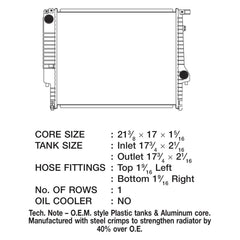 CSF 2526 - Engine Coolant Radiator