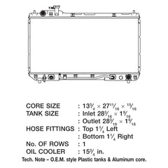 CSF 2624 - Engine Coolant Radiator