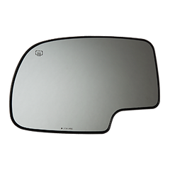Burco - Driver Side View Mirror Heated W Mount For Heated Cadi Chev Gmc Truck Lh Power Flat Rsg