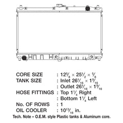 CSF 2809 - Engine Coolant Radiator