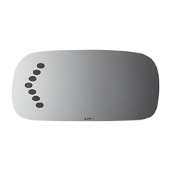 Burco - Driver Side View Mirror W Signal For Cadillac Deville Lh Flat Signal E C Fitover
