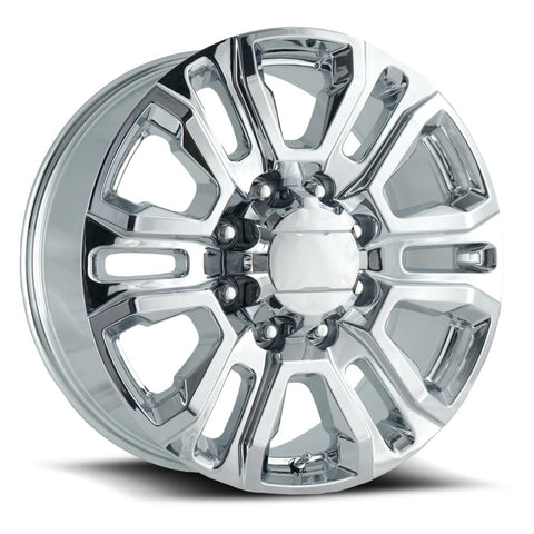20x8.5 Aluminum Wheel with 8x180 Bolt Pattern - Chrome