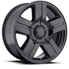 24x10 Aluminum Wheel with 6x5.5 Bolt Pattern - Gloss Black