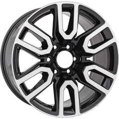 20x9 Factory Replacement New Alloy Wheel for 2019-2021 GMC Sierra 1500 with 12 Spoke Machined Face with Painted Black Vents
