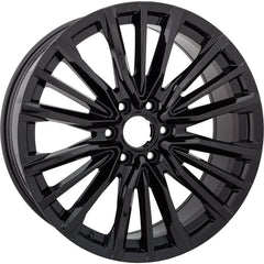 22x9 Factory Replacement New Alloy Wheel for 2023-2024 Cadillac Escalade with 18 Spoke Painted Black