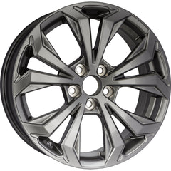 18x7 Factory Replacement New Alloy Wheel for 2022-2023 Toyota Rav-4 with 10 Spoke Painted Grey