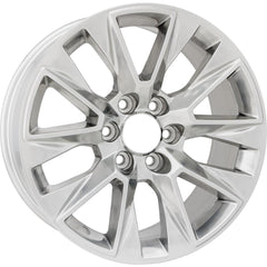  20x9 Factory Replacement New Alloy Wheel for 2019-2024 GMC Sierra 1500 with 10 Spoke Polished