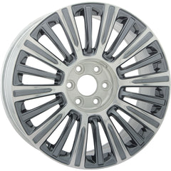22x9 Factory Replacement New Alloy Wheel for 2021-2022 Cadillac Escalade with 20 Spoke Painted Charcoal/Polished
