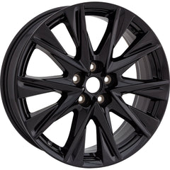 19x7 Factory Replacement New Alloy Wheel for 2021-2022 Mazda CX-5 with 10 Spoke Painted Black