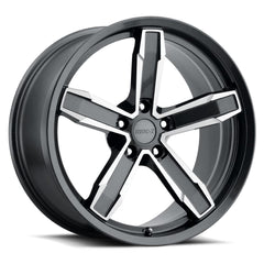 20x10 Aluminum Wheel with 5x4.75 Bolt Pattern - Grey Machine Face