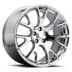 20x9.5 Aluminum Wheel with 5x115 Bolt Pattern - Chrome