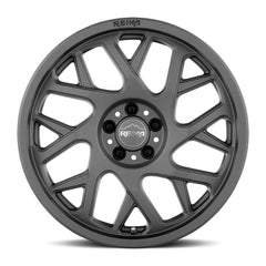 17x8 Aluminum Wheel with 5x114.3 Bolt Pattern - Slate Gray