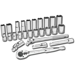 Wilmar Hand Tools 26 pc. 1/2" Dr. SAE Socket Set