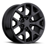 20x9 Aluminum Wheel with 6x5 Bolt Pattern - Gloss Black