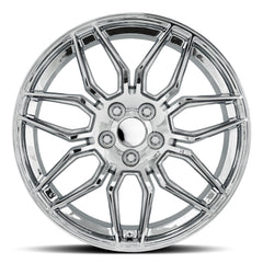 20x12 Aluminum Wheel with 5x4.75 Bolt Pattern - Chrome