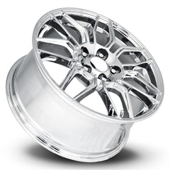 18x8.5 Aluminum Wheel with 5x4.75 Bolt Pattern - Chrome