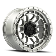 17x9 Aluminum Wheel with 6x139.7 Bolt Pattern - MACHINED CLEAR