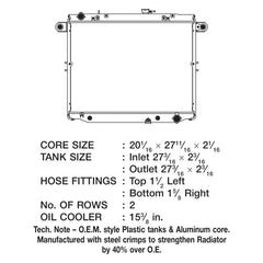 CSF 3006 - Engine Coolant Radiator