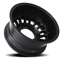 17x8 Aluminum Wheel with 6x205 Bolt Pattern - SATIN BLACK
