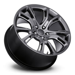 20x9 Aluminum Wheel with 5x5 Bolt Pattern - Hyper Black
