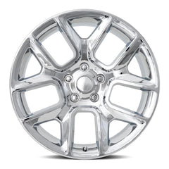 24x10 Aluminum Wheel with 5x5.5 Bolt Pattern - Chrome