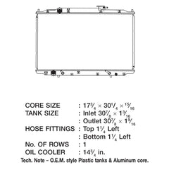 CSF 3187 - Engine Coolant Radiator