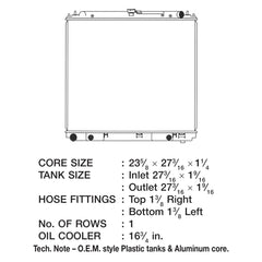 CSF 3196 - Engine Coolant Radiator