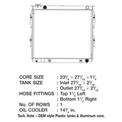 CSF 3238 - Engine Coolant Radiator