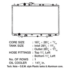 CSF 3253 - Engine Coolant Radiator