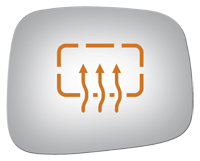 Burco - Passenger Side View Mirror Heated For Heated Hond Passport Isu Amigo Rodeo Rh Convex