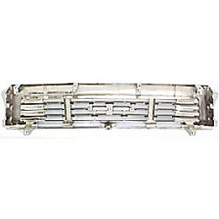 TOYOTA PICKUP 89-91 GRILLE, Center, Chrome Shell/Painted Black Insert, 4WD