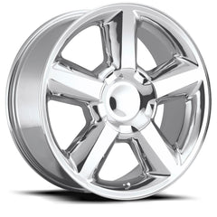20x8.5 Aluminum Wheel with 6x5.5 Bolt Pattern - Polished